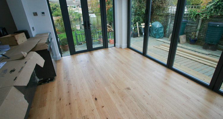 oak flooring orangery